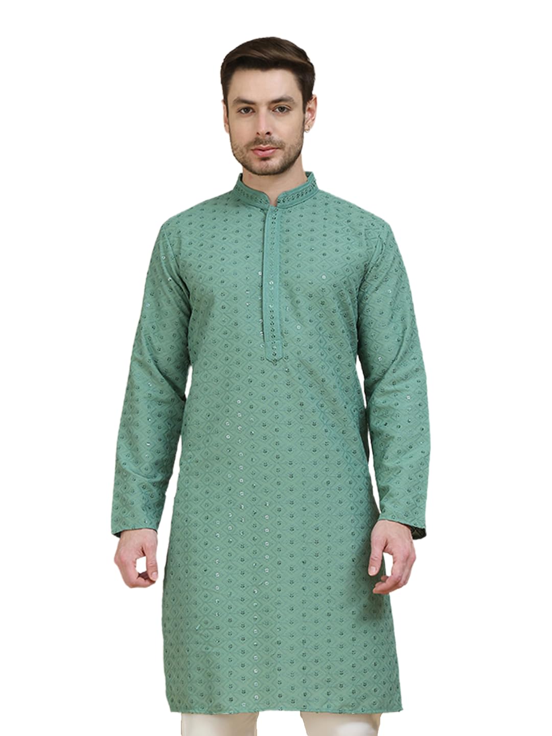 jompers Embroidered Cotton Kurtas for Men-picture-33