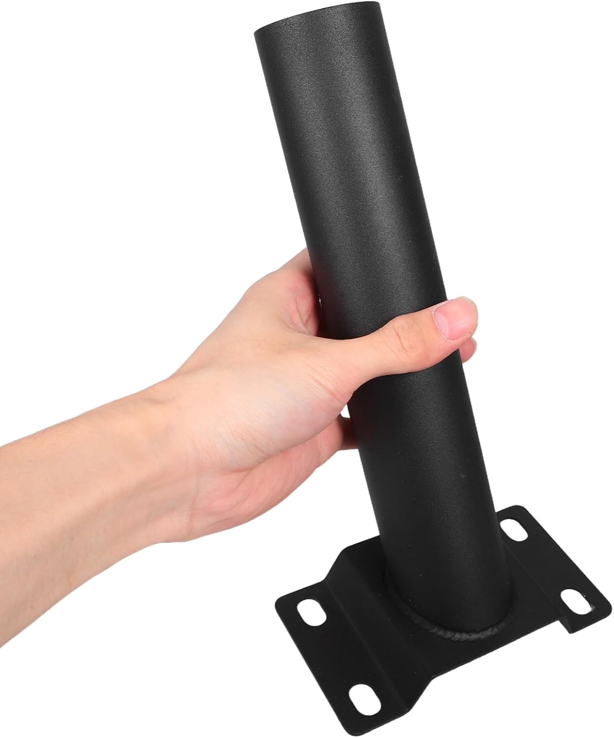 Luxshiny Solar Light Pole Extender Outdoor Light Mounting Bracket for LED Street Lights Construction Enhanced Support for Solar Lighting for Exterior Installation