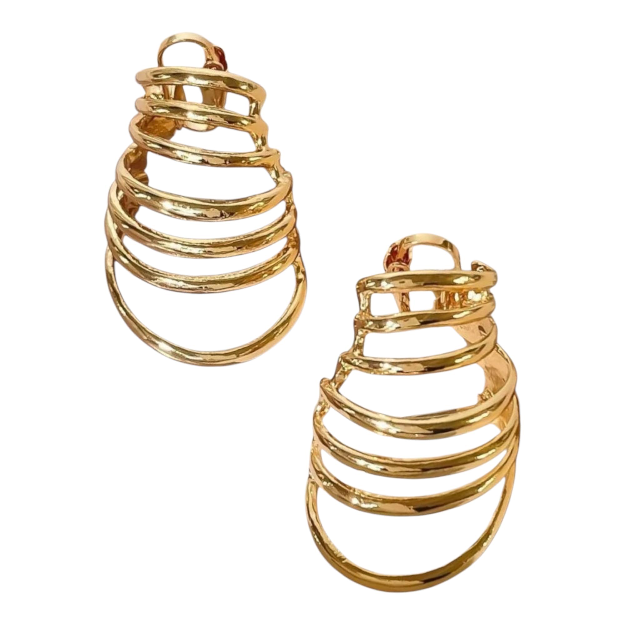royal needs ; your highness Korean Design Ear cuff style Earrings for Girls and women's | Gold plated Chunky Korean Earrings | Trendy stylish Earrings for Girls and women's-picture-19