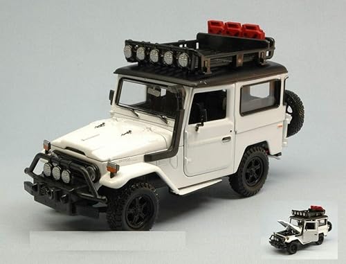 MODELLINO en Scala COMPATIBILE CON Toyota FJ40 Land CRISER 1974 Blanco 1:24 MOTORMAX MTM79137W
