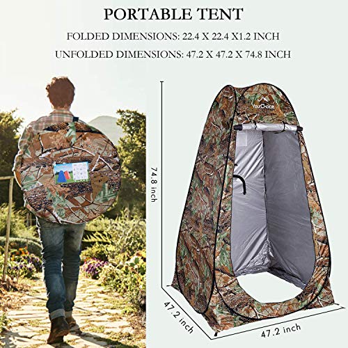 Your-Choice-Privacy-Tent-Pop-Up-Shower-Changing-Toilet-Tent-Portable-Camping-Privacy-Shelters-Room-62-FT-Tall-with-Carrying-Bag-for-Outdoors-Indoors