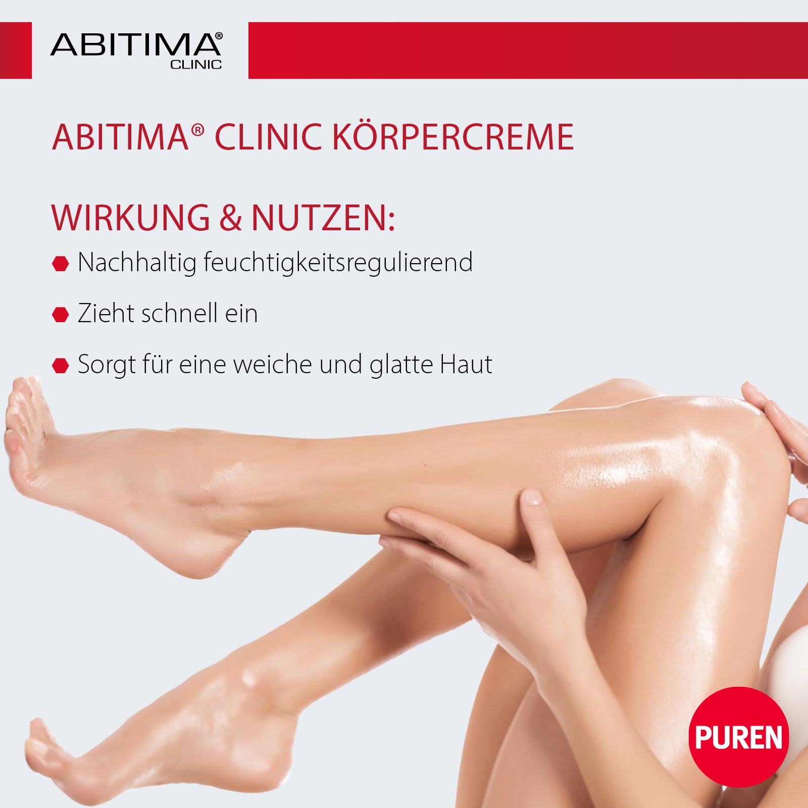 CLINIC Körpercreme 5x 250 ml - bei trockener Haut, nachhaltig feuchtigkeitsregulierend und feuchtigkeitsspendend, zieht schnell ein ohne fettiges Hautgefühl, mit Lanolin & Glycerin