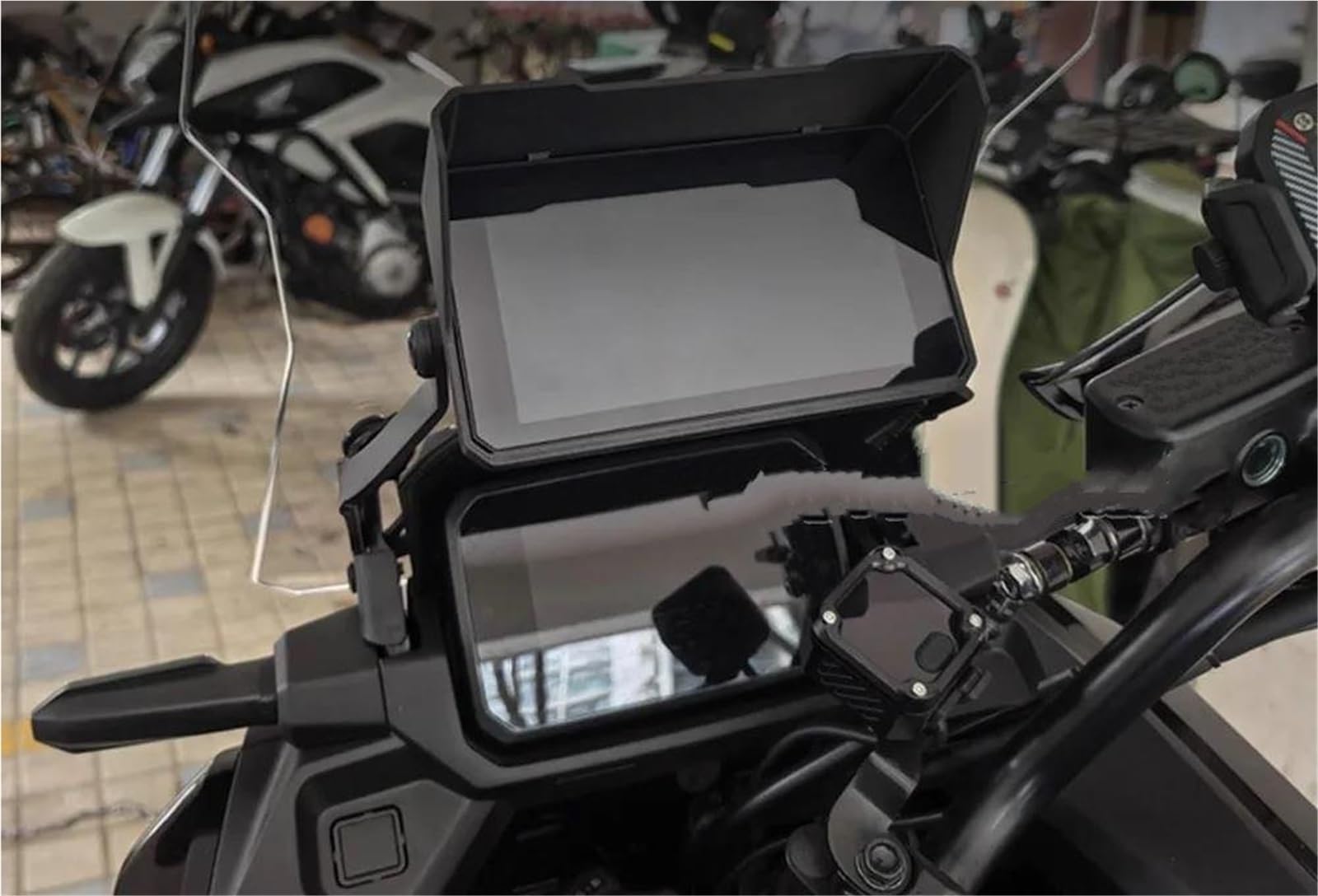 Motocicleta Soporte Navegación para NC750X para NC para 750X 2025 2026 Motocicleta 22MM Navegación Soporte Extensión GPS Accesorios(22MM)