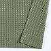 Waffle-Weave Textured Valance for Kitchen Water-Proof Window Curtains (60-inch x 18-inch, Sage, One Panel)