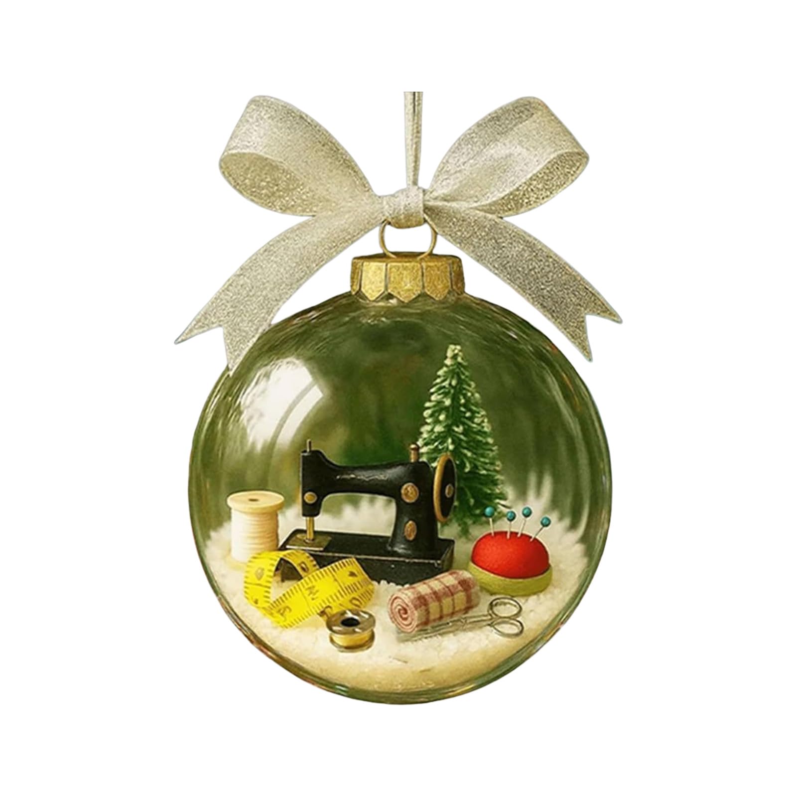 Tsophreniq Christmas Sewing Ball Hanging Baubles Perfect for Tree Decoration in Homes Offices and Store Christmas Sewing Ball
