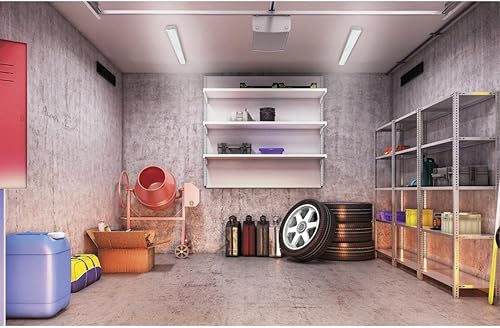 Miniatura 2 de Nuvo 65/1092 - Envoltura LED para techo, 4 pies, color blanco