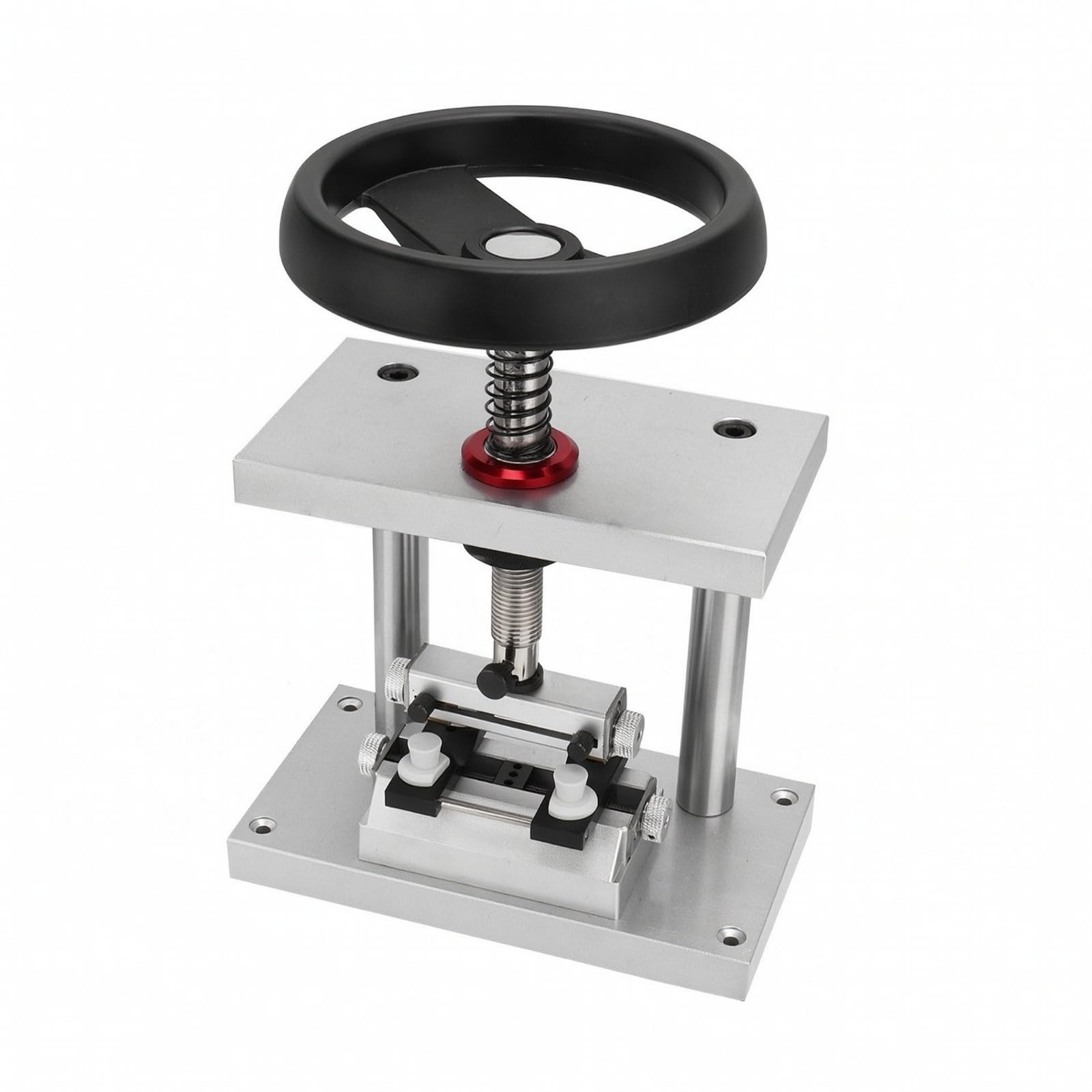 Apricassa con Volano Professionale Apricasse da Banco Regolabile Attrezzo per Orologiai, Collezionisti, Laboratorio