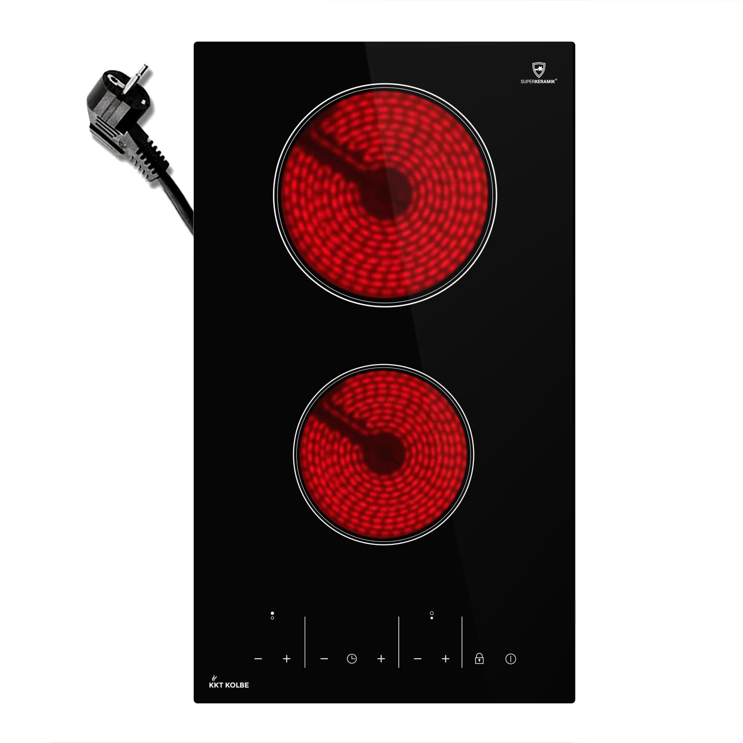 KKT Kolbe Doppel Glaskeramikkochfeld Autark 30 cm