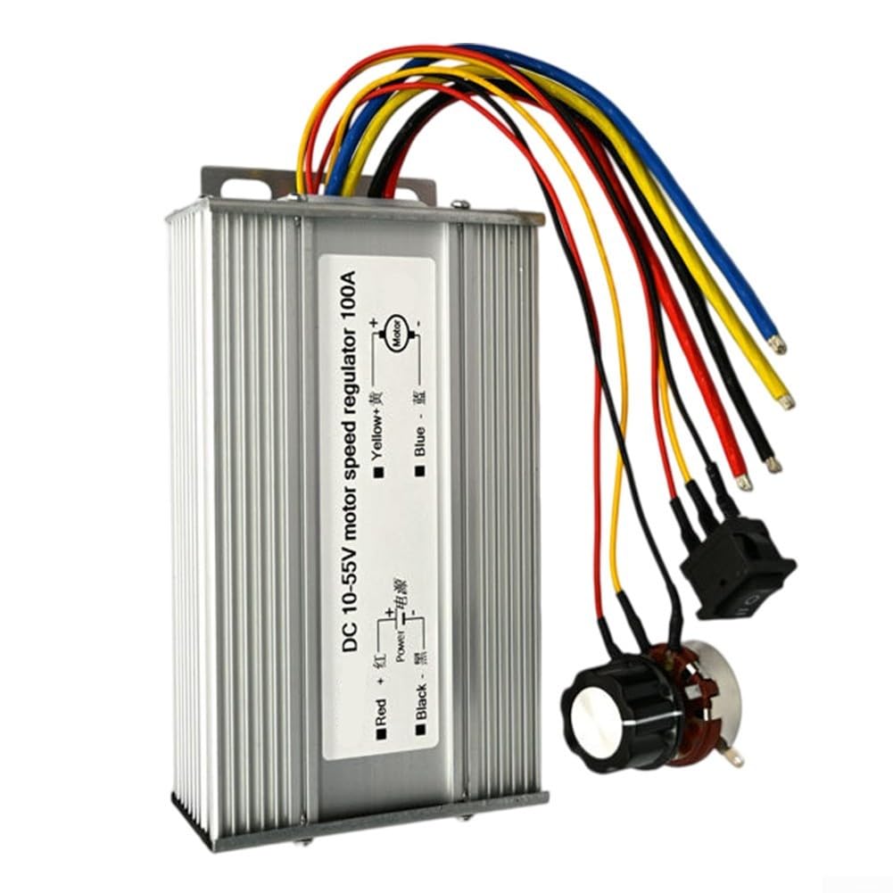 Driver motore DC in alluminio, 100 A, ponte H, potenza industriale