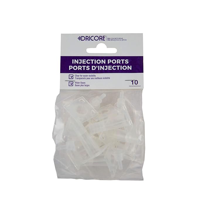 Buy DRICORE PRO Concrete Repair Injection Ports 10 Pack Backup or