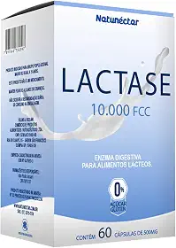 Lactase Enzima Digestiva para Alimentos Lácteos - 60 CAPS - NATUNECTAR