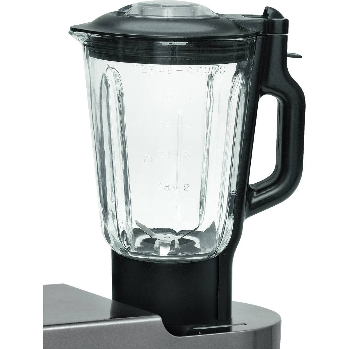 Clatronic KM 3674 Robot de Cocina Multifunción, Batidora Amasadora, 1200 W, 6.2 Litros, Acero Inoxidable, Titanio