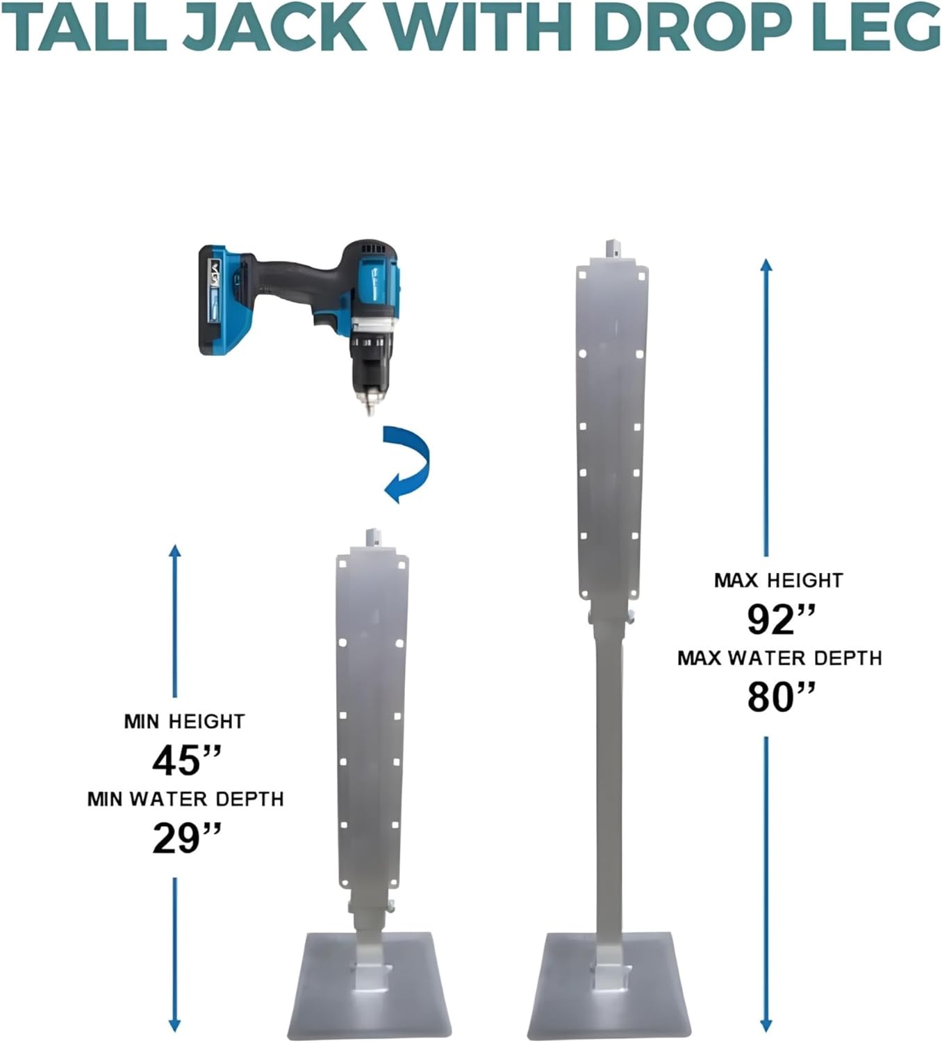 Stationary Dock Jack Kit - Tall (10819k)