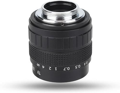 Miniatura 6 de Lente de CCTV para montaje C, lente de TV de circuito cerrado de 1.969 in f1.4, lentes focales fijas manuales, accesorio para cámara de fotografía