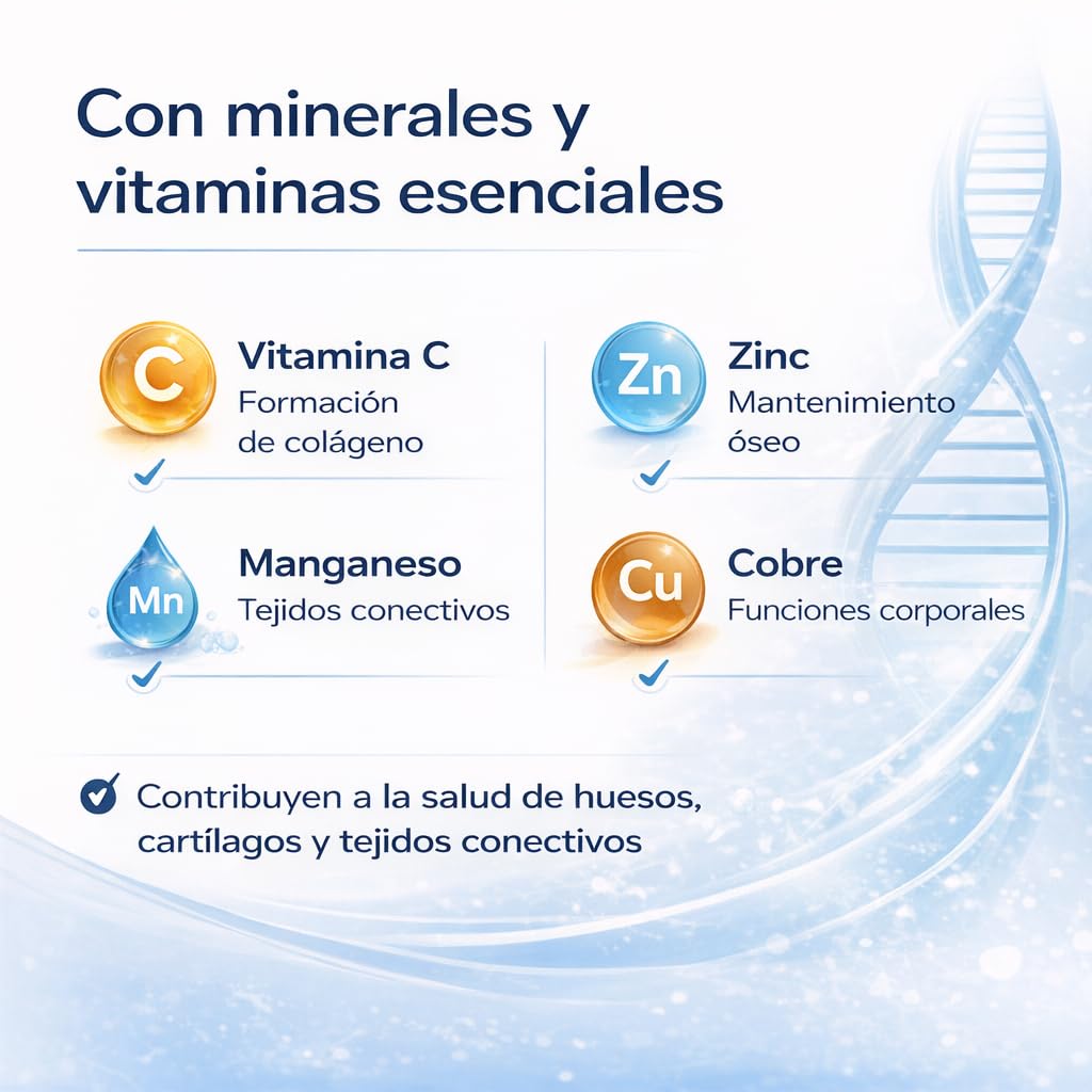 BlissColágeno One – Colágeno Marino Naticol® con Glucosamina, Condroitina y MSM | Colágeno Hidrolizado para Articulaciones | Complemento Alimenticio en Sobres | 30 dosis