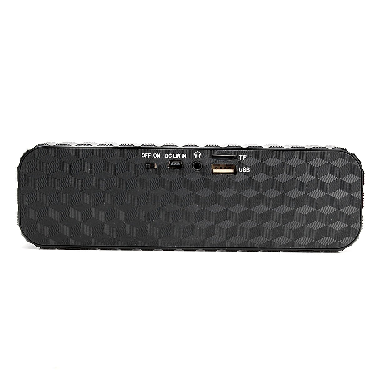 M.Way Enceinte Bluetooth sans fil avec 10 heures de lecture, portée Bluetooth de 20 m et micro intégré, haut-parleur portable sans fil avec faible distorsion harmonique et son supérieur Noir