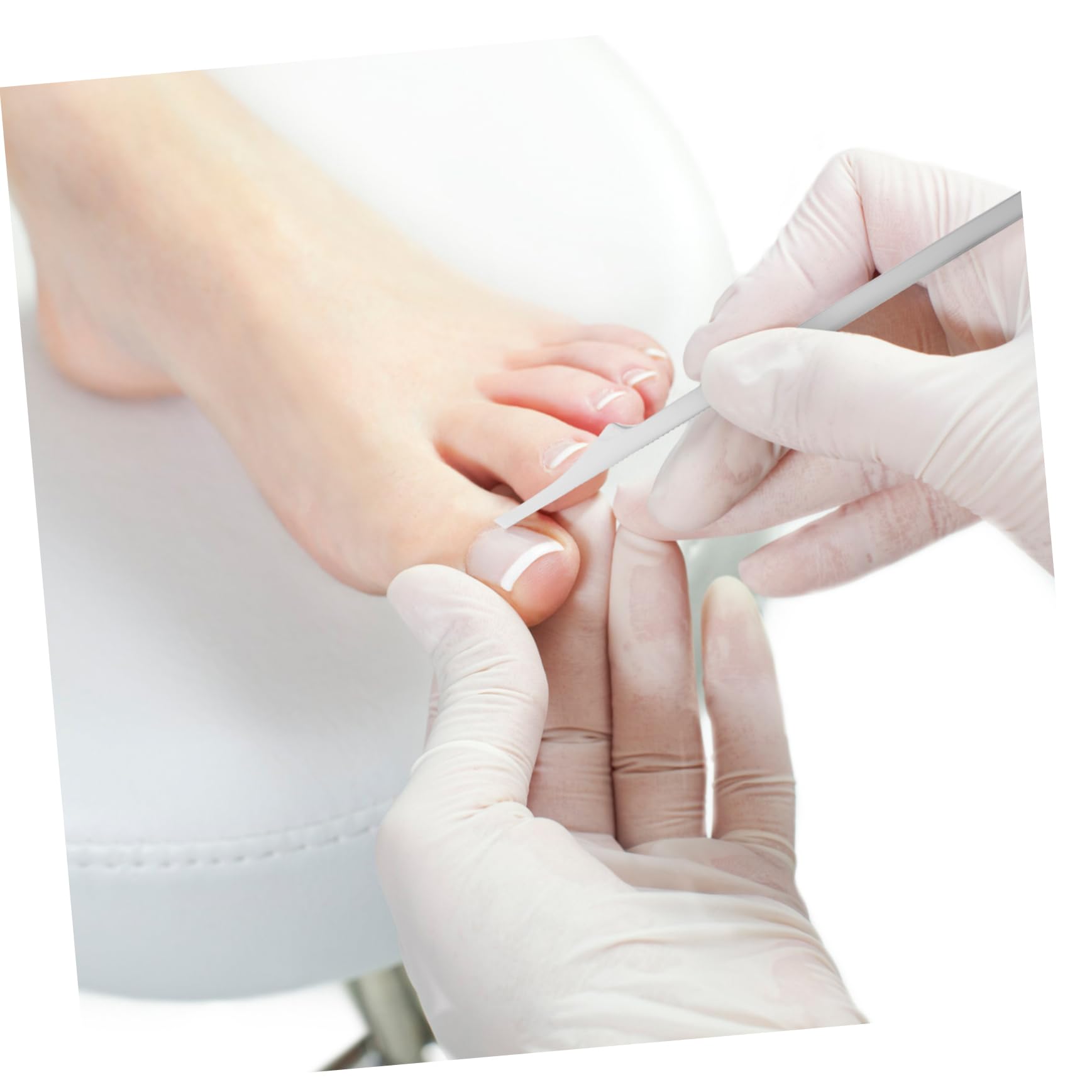 Acciaio ad Alto Manganese Coltelli per Pedicure Set 7 Pezzi | Argento, Materiale Pu, per Uso Familiare e Professionale, per Mani e Piedi, Rimozione Calli e Pelle Secca