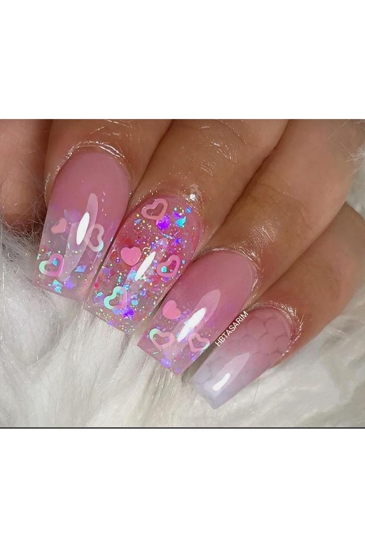 Hb Tasarım Simli Oje Glitter Oje Tasarım