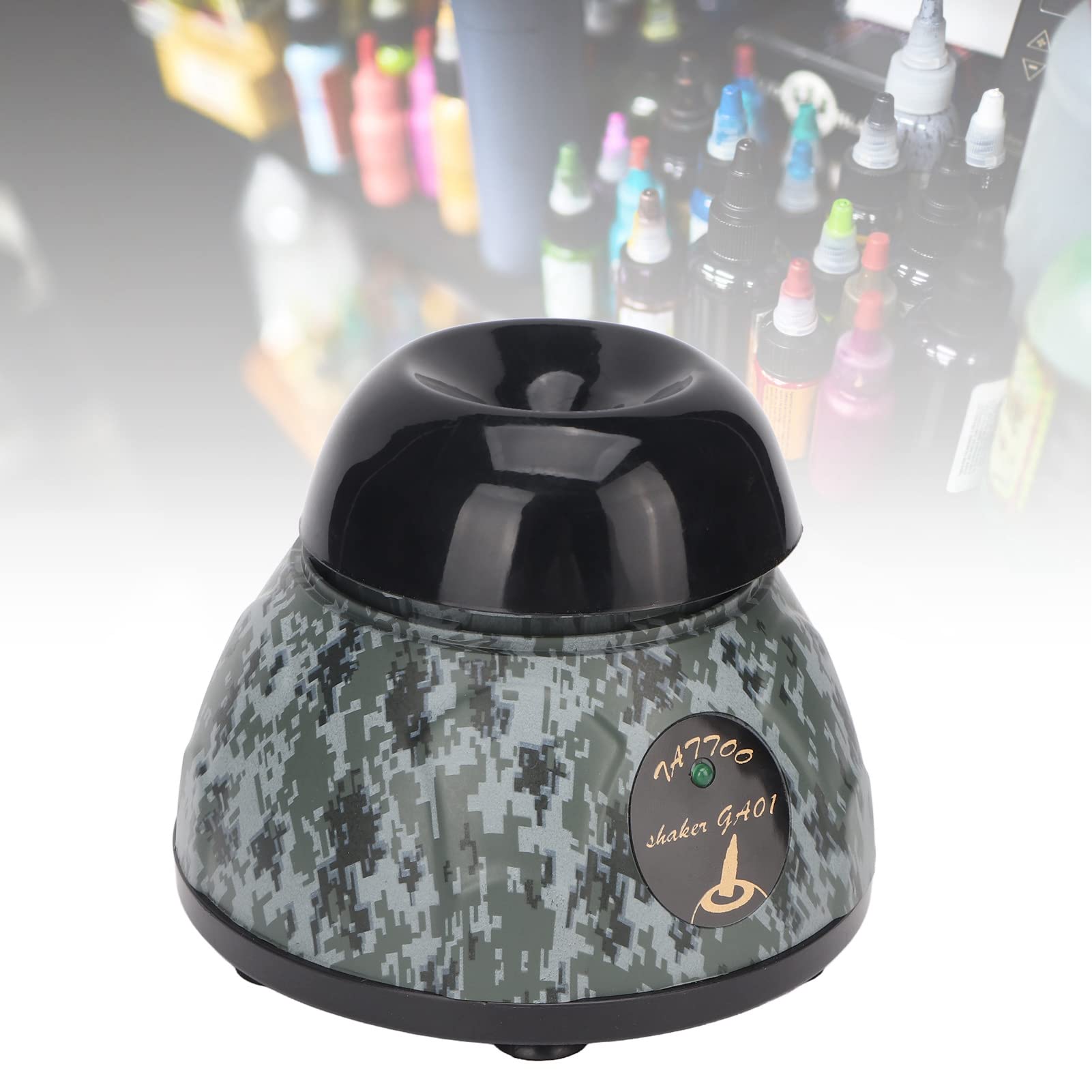 Mini Vortex Mixer, 5200 U/min Vortex Shaker für Farben, Tätowierfarbe, Gelpolitur und Wimpernkleber, Nagellack Shaker, Farbmischer, Wiederaufladbarer Akku
