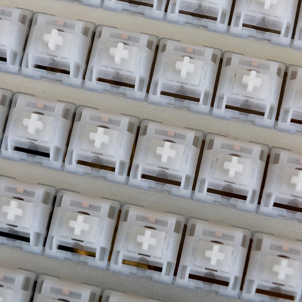 Interrupteurs Pré-lubrifiés pour Clavier Mécanique Linéaire Phynikeys HMX First Encounter(110PCS)
