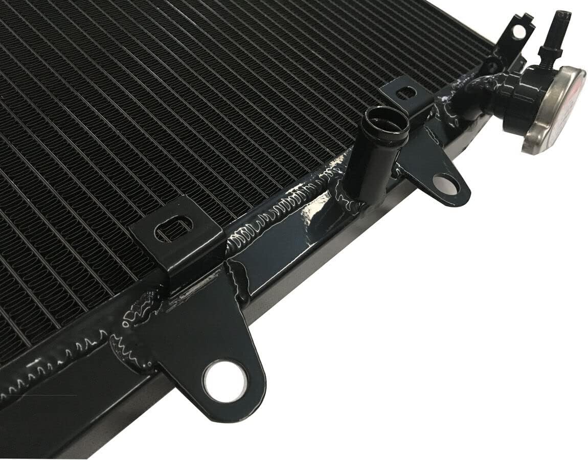Aluminum Radiator Fit For Triumph Rocket 3 III 2300 2294CC 2004-2017 2005 2006 2007 2008 Black