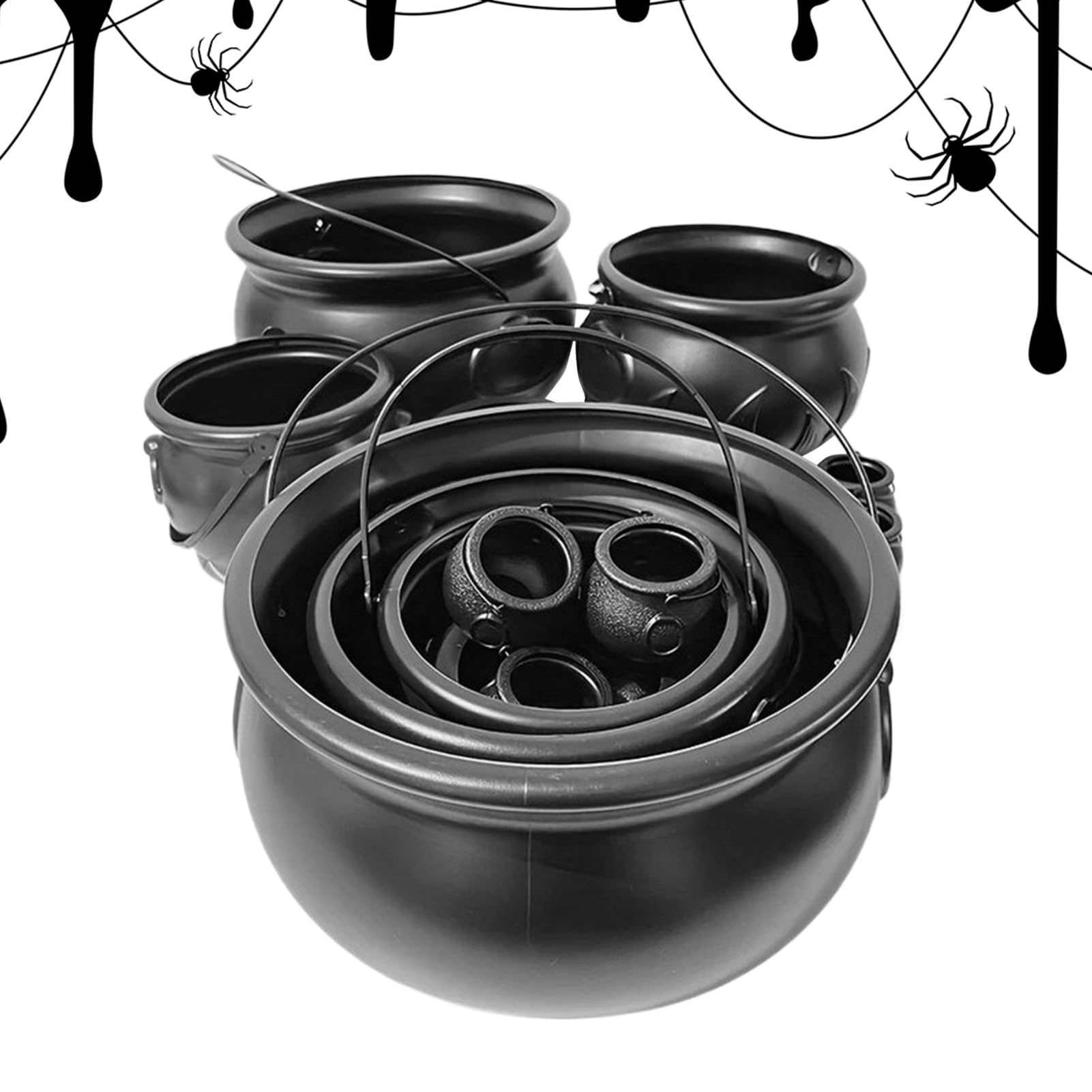 Chaudron d'Halloween pot à bonbons pour surprendre vos garçons et filles le soir de fête
