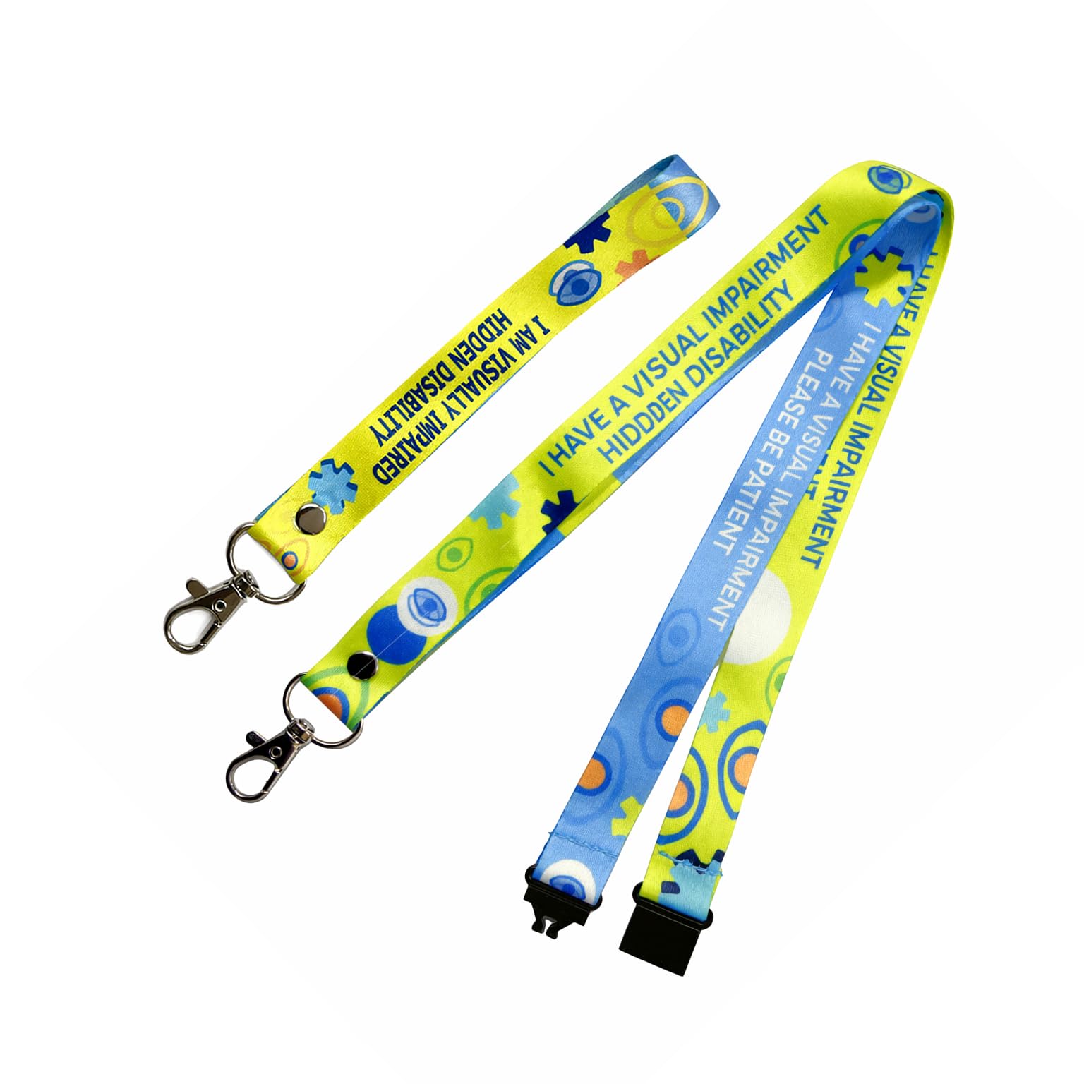 inking house I have a visual Impairment Lanyard Key tag set neck strap Safety breakaway clip