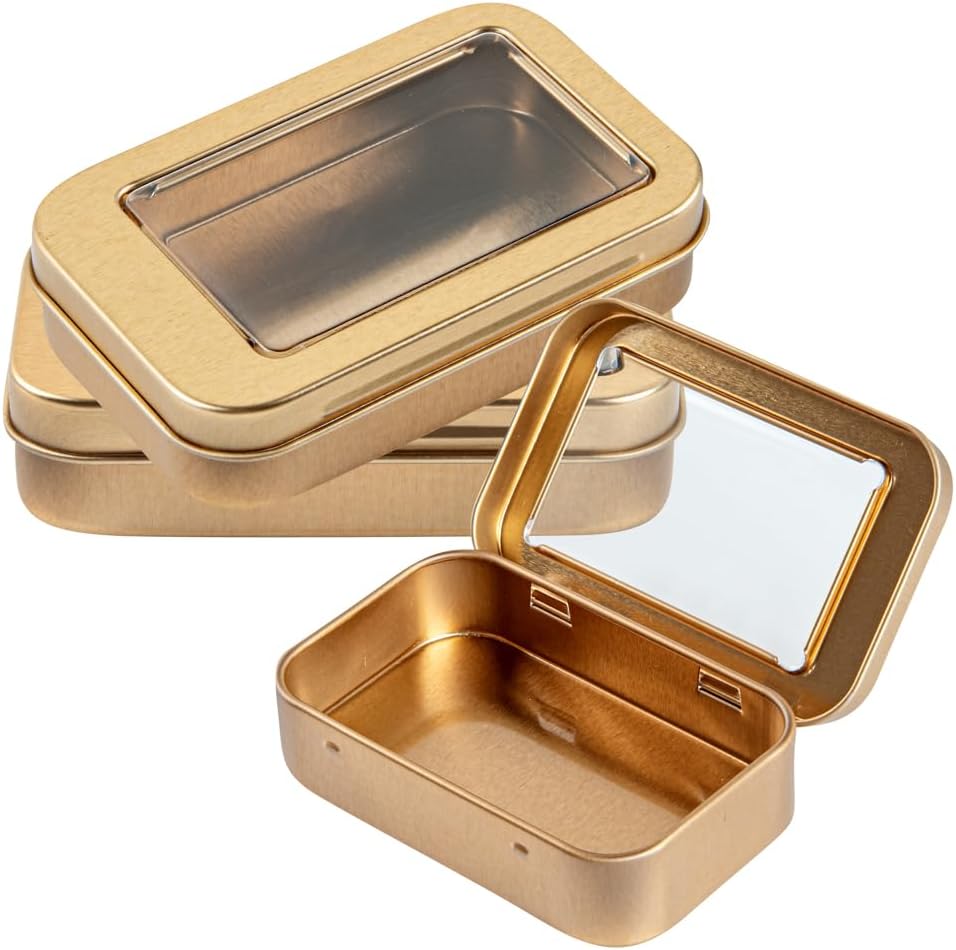 Restaurantware RW Base 4.5 Ounce Rectangular Tin Containers