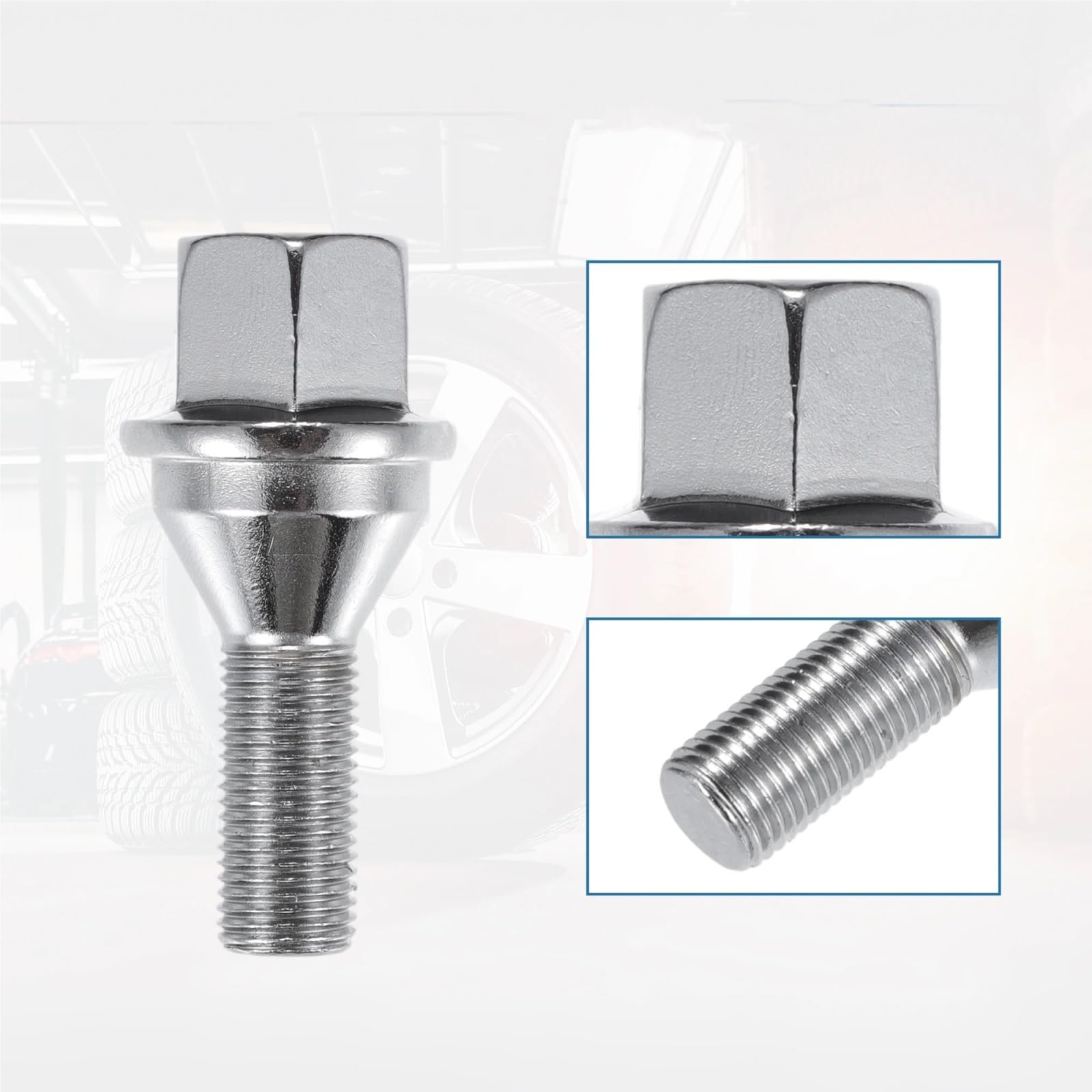 Bulloni Ruote Dell'auto Compatibile Con Jeep Per Cherokee 2014 2015 2016 2017 2018 Per Compass 2017-2023 OEM 6509933AA 20PCS Car Rim Wheel Lug Bulloni