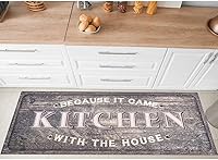 Vista 17 de Benissimo - Alfombra de lavandería de 24 x 56 pulgadas, alfombra de goma antideslizante, algodón, lavable a máquina, alfombra de corredor para baño