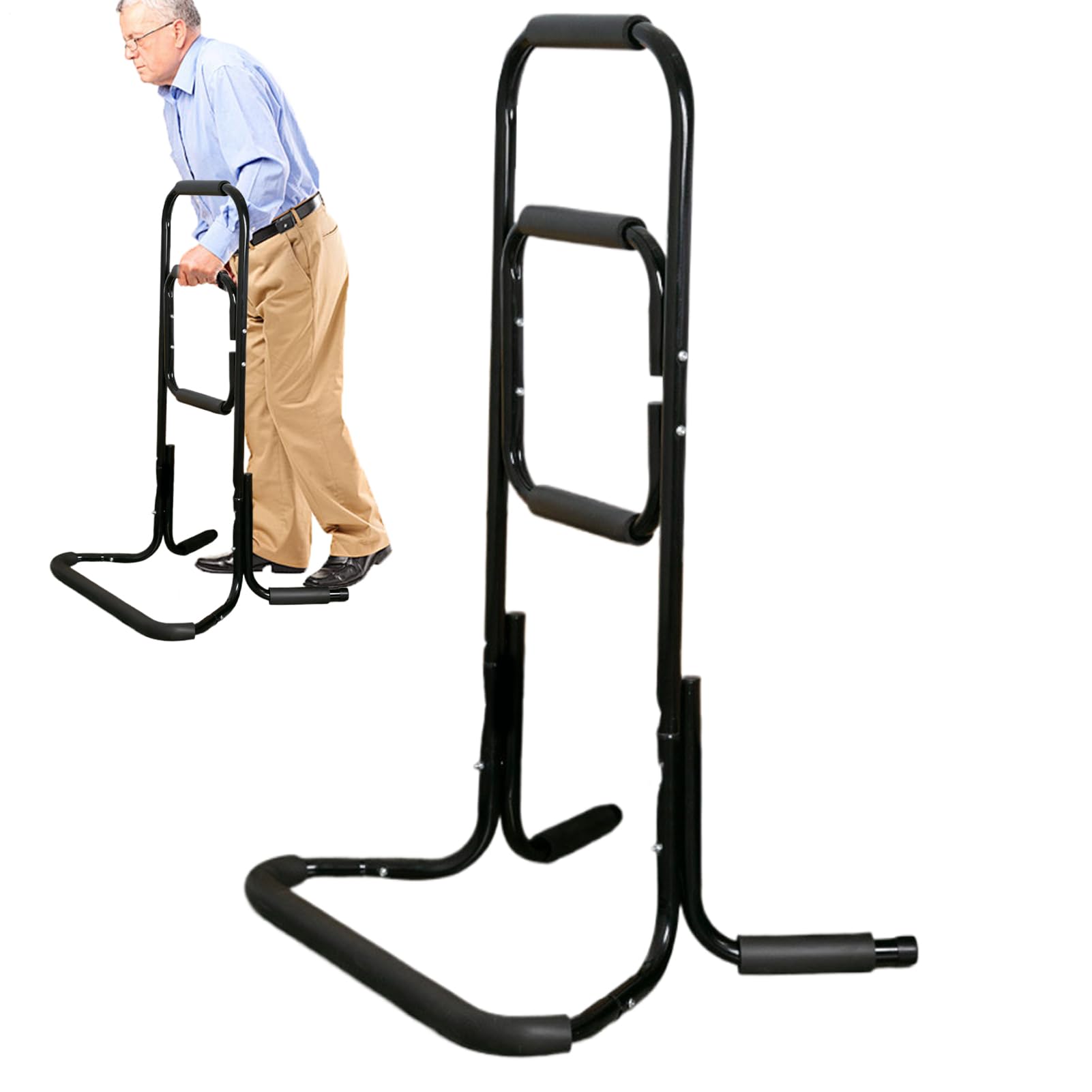 Silla de Asistencia de pie y Paciente portátil, Silla asistida para Estar de pie, Mango de elevación de Movilidad, con diseño fácil de, portátil y Ligero, 2600 g, para recuperación y