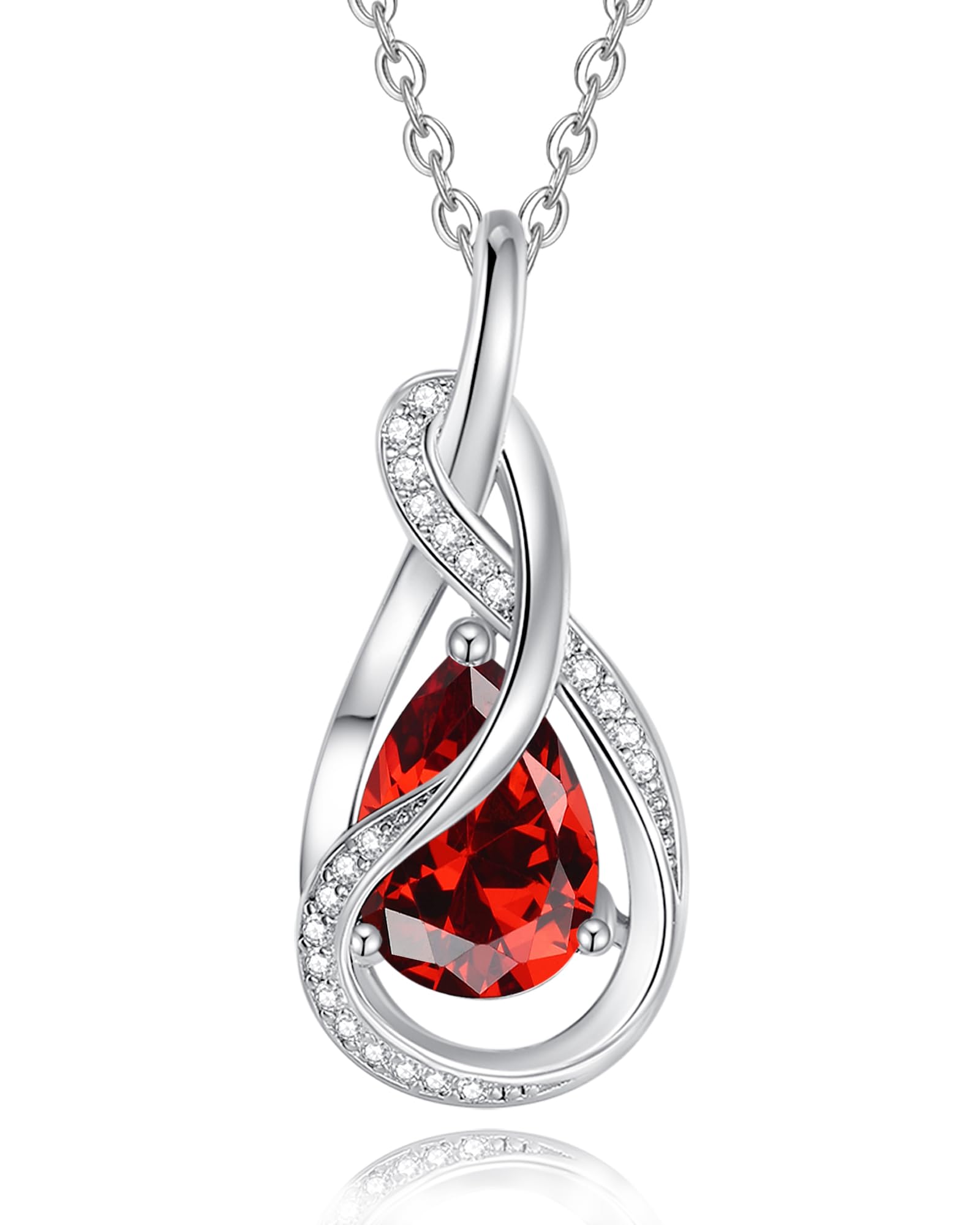 FANCIME Mondstein Halskette Damen Juni Geburtsstein Kette St