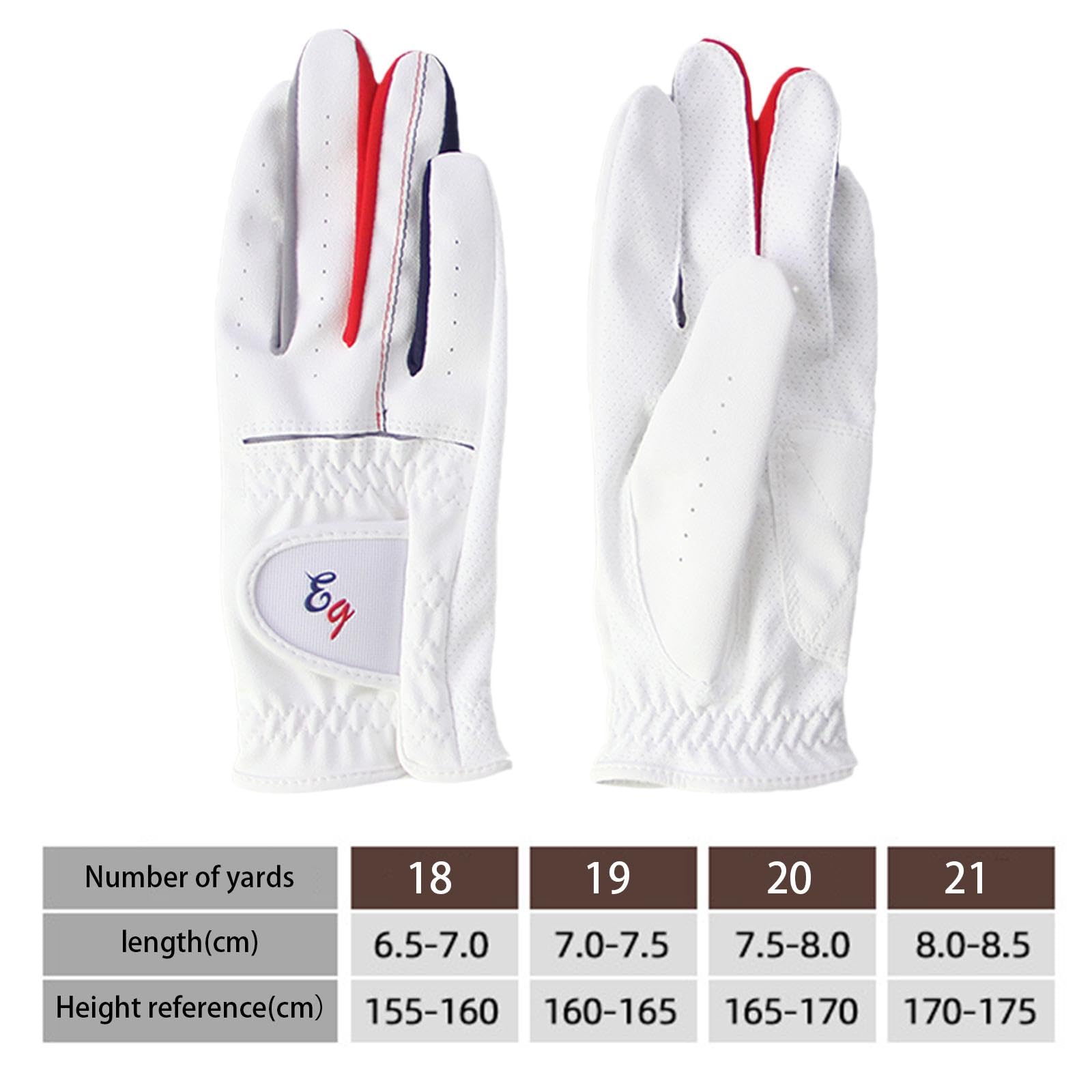 Damen Golfhandschuhe, rutschfeste Golfhandschuhe, Weiche Handschuhe für Linke Und Rechte Hand, Mesh Handschuhe für Golf, Radfahren Und Angeln