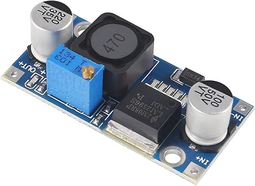 Miniatura 4 de 4Pack LM2596 DC-DC Buck Convertidor, Regulador de Voltaje Reductor Ajustable 3-40V a 1.5-35V Fuente de Alimentación de Alta Eficiencia Módulo