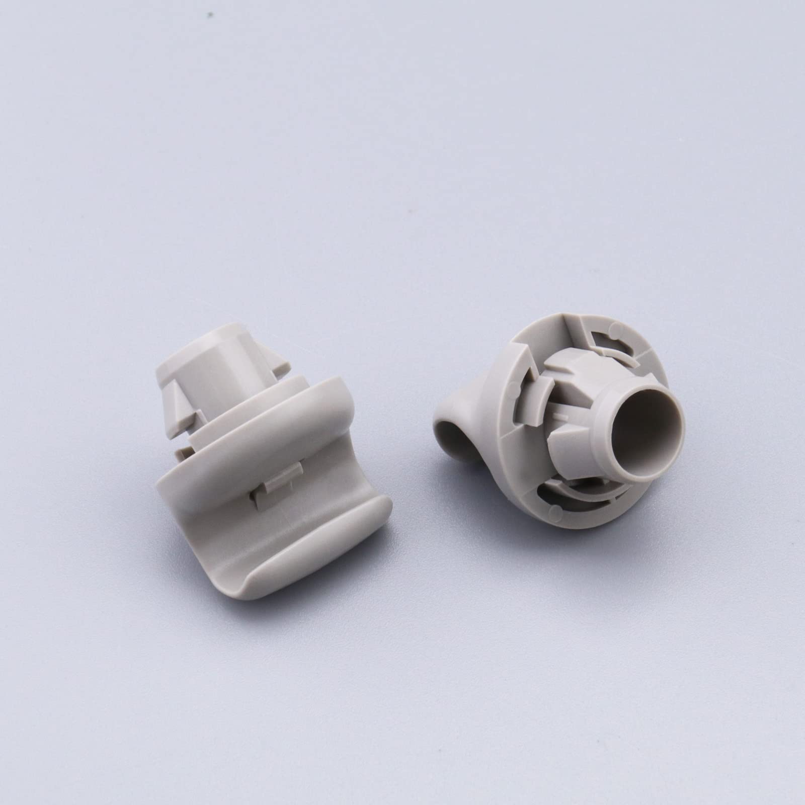2 Clip Di Supporto Per Parasole Auto (grigio) – Sostitutive Per Nissan Qashqai, Juke, X-Trail, Tiida E Altri – Numeri Ricambio 96409BC402, 96409EA00A