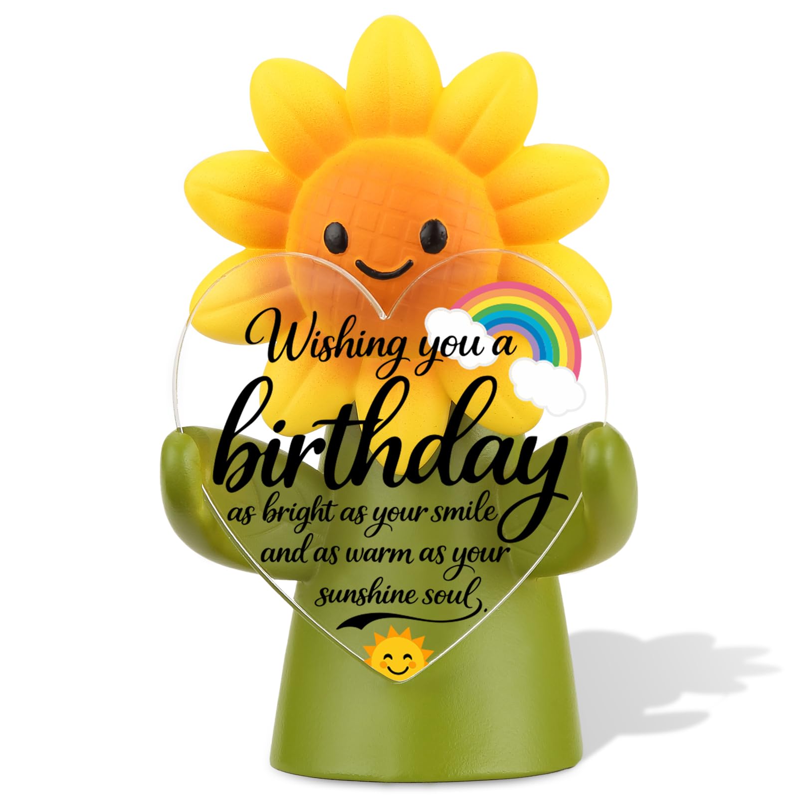 Figurine de tournesol cadeau d'anniversaire chaud pour enseignant LOS24