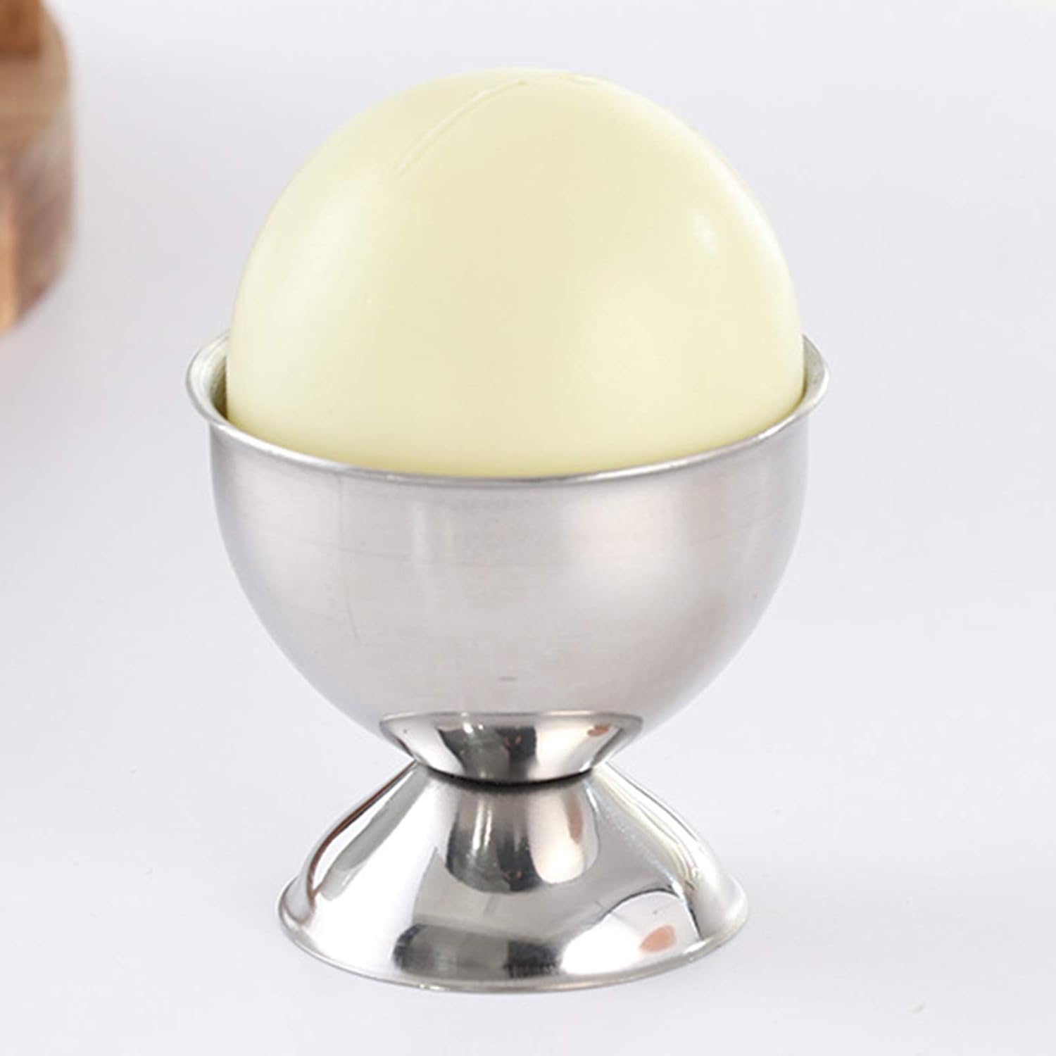 Metal Egg Cup Set Made of Stainless Steel for Home, Kitchen and Restaurant,Small Cup,Set of 4 (Small Cup Set of 4)