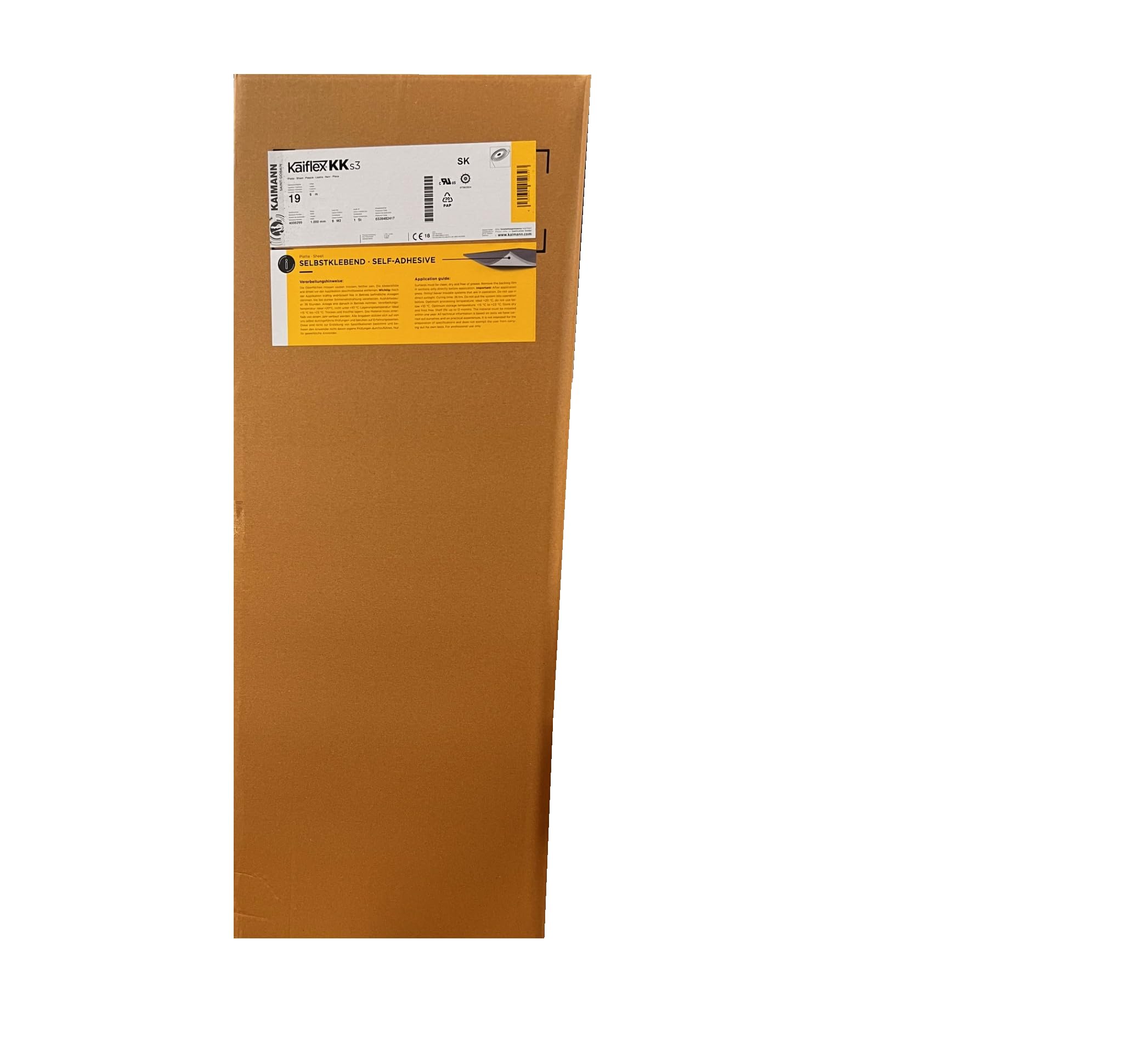 Plaque isolante Kaiflex KK 19 mm autocollante – 6 m² isolation en caoutchouc | Camping-car, camper & coffres de volets roulants | Isolation thermique et phonique pour aménagement de véhicule