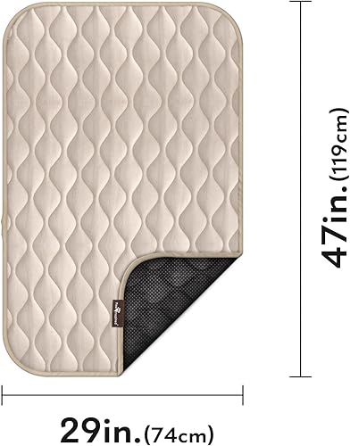 Miniatura 83 de Paw Inspired Alfombrillas acolchadas lavables para perros, almohadilla de 41 x 28 pulgadas, se adapta a perreras de 42 pulgadas, a prueba de fugas