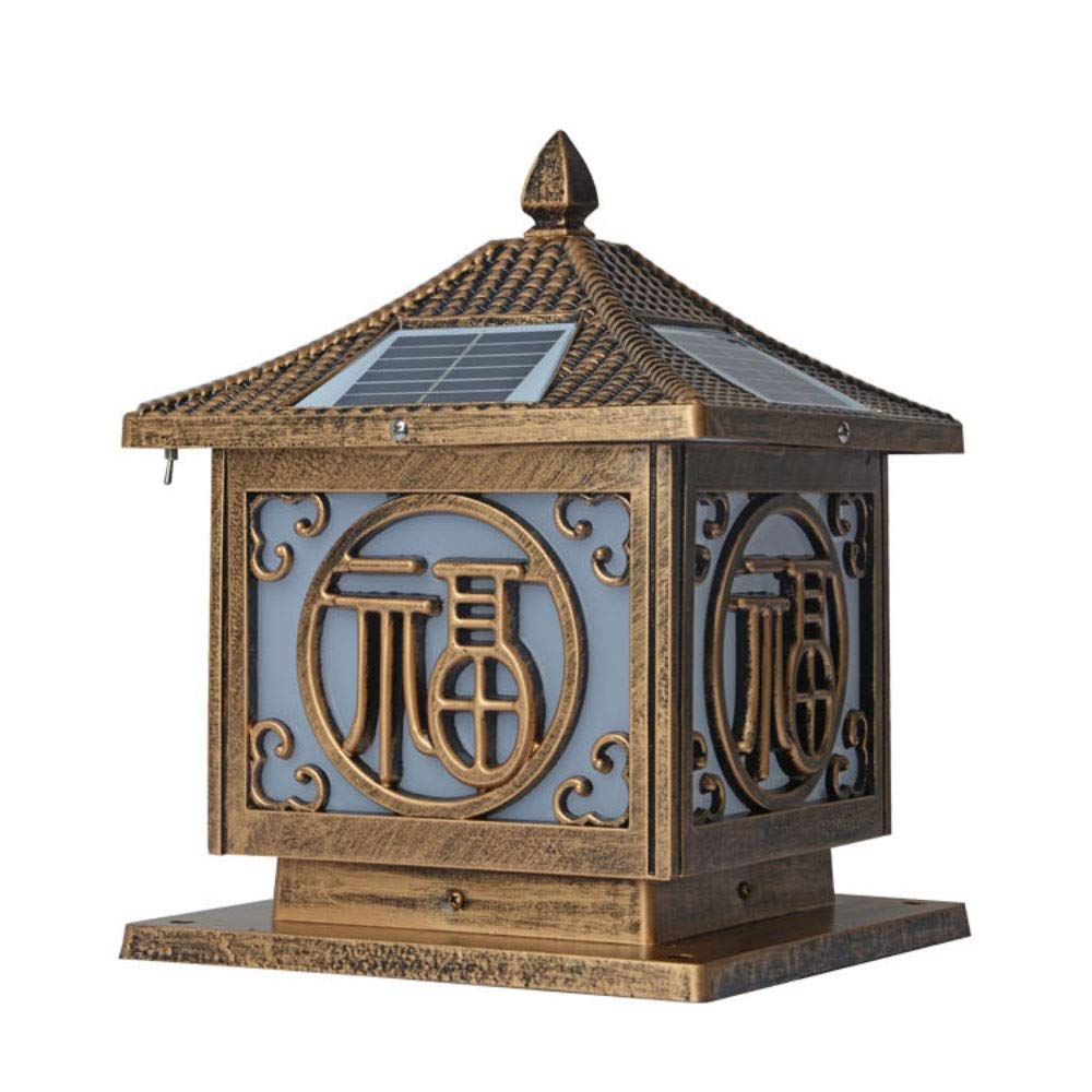 Lampe murale étanche solaire pour sécuriser et éclairer l'entrée de villa