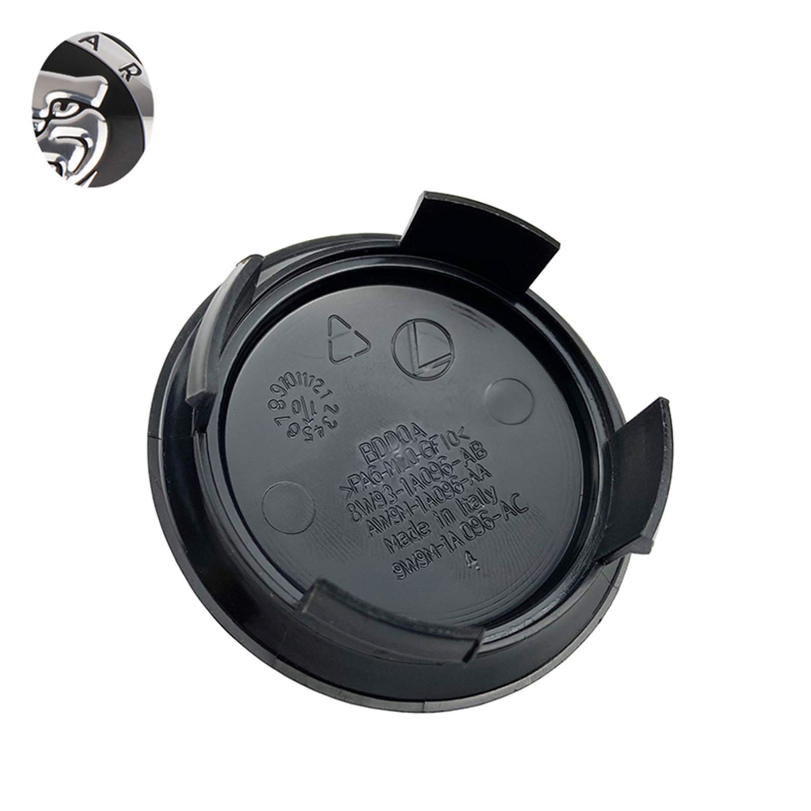 4PCS 59mm Metal Car Wheel Center Hub Caps Wheel Centre Cap Badge Logo