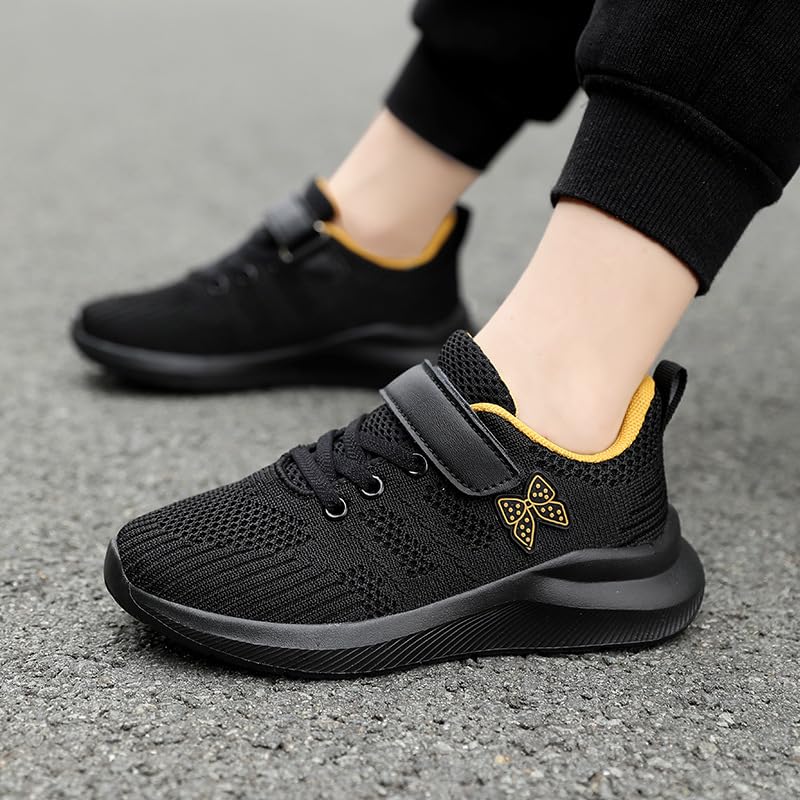 Girls Knitted Mesh Sports Shoes Girl Walking Athletic Sneakers Kids Tennis Running Sneaker Lightweight Breathable Casual4