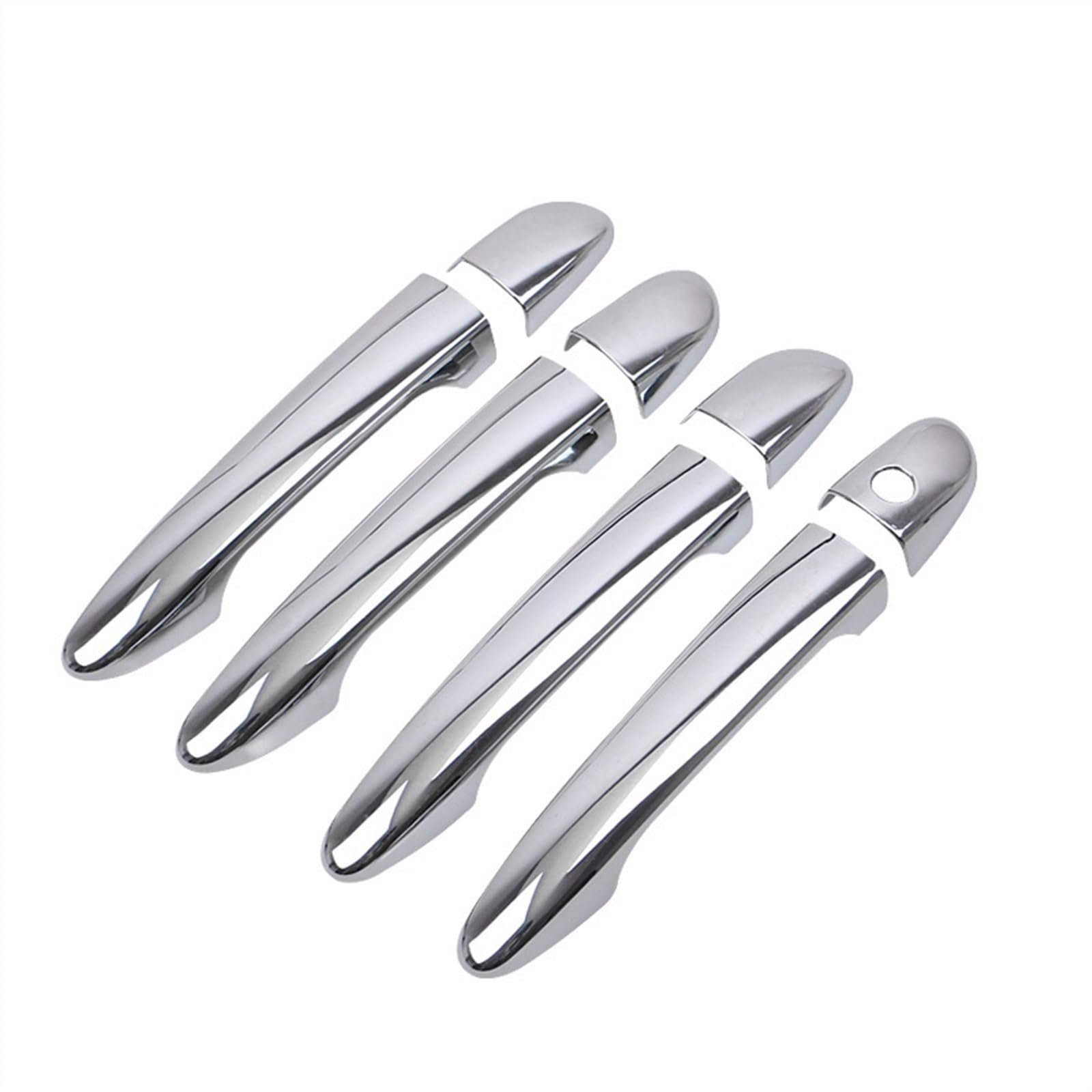 CSSPDM Carbon Fiber Chrome Car Door Handle Cover Decor Trim for Mazda Cx-5 Cx5 CX 5 2012-2020 Styling Accessories(Style2)