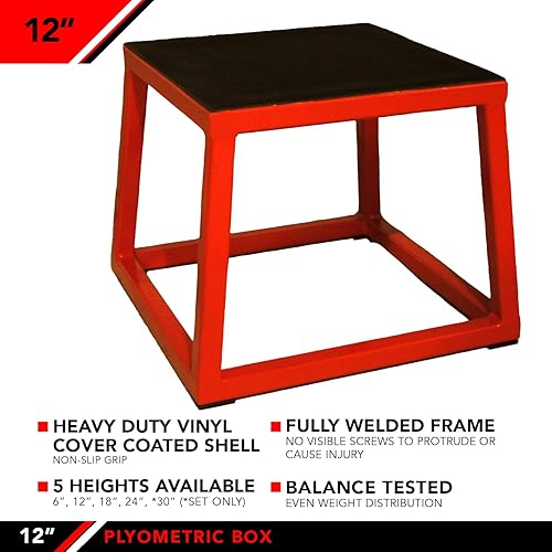 Miniatura 3 de JFIT Cajas pliométricas  Fabricado en Taiwán NO requiere montaje individual  Juego de cajas de altura y opciones de caja ajustable Plataforma