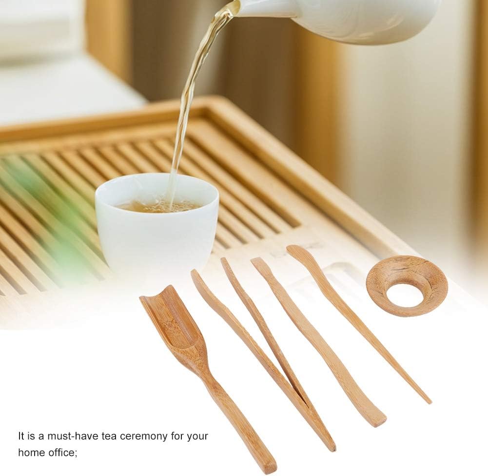 Tea Clip Tea Needle Tea Scoop Five Piece Suit Tea Accessories Kitchen Tools Teaspoon for GONGFU Tea Set