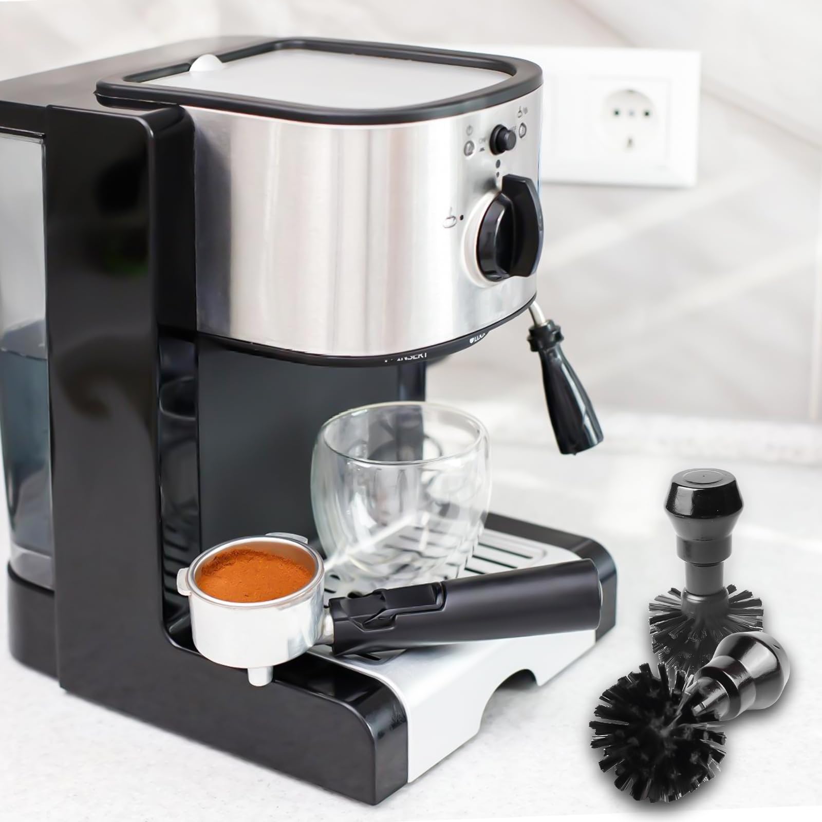 T&F 1/2/3/4 Pcs Spazzola per la pulizia della macchina del caffè, spazzola per la pulizia del portafiltro per macchina del caffè, caffè espresso, fagioli, cereali, macina caffè T&F 1/2/3/4 Pcs Spazzola per la pulizia della macchina del caffè, spazzola per la pulizia del portafiltro per macchina del caffè, caffè espresso, fagioli, cereali, macina caffè