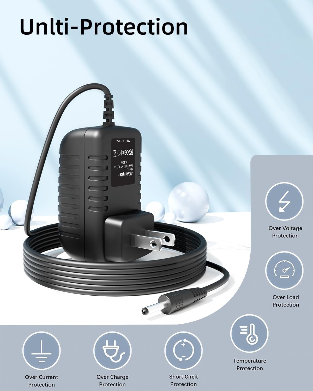 Accessory USA AC Adapter Charger for Innov IVP1200-2500 12v 2.5a Power Supply Charger