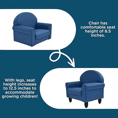 Miniatura 82 de Children's Factory As We Grow CF805-196 - Silla para niños pequeños, color rojo, asiento flexible para guardería o preescolar, silla de lectura para