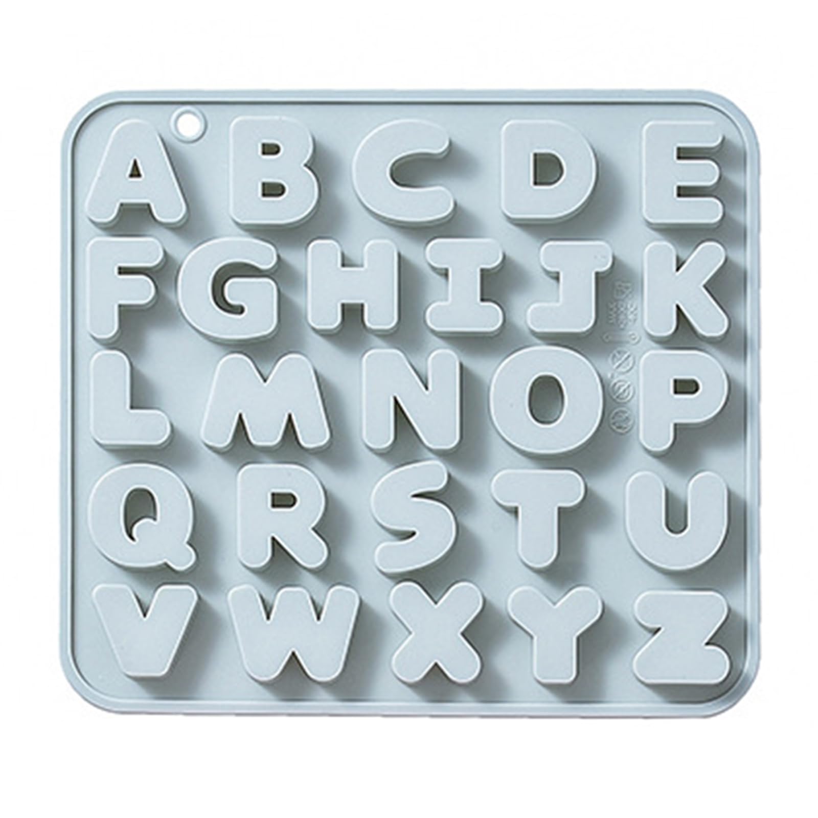 Kalttoy English Letter Shaped Silicone Mold Cake Pastry Decor Baking Mold for Making Chocolate Fondant Cupcakes Molds Chocolate Microwave Safe Dishwasher Safe