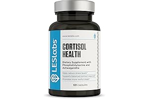 LES Labs Cortisol Support - Reduce Stress, Anxiety, Deep Sleep - Phosphatidylserine,...
